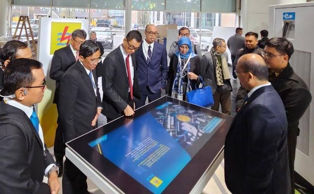 PLN saat menghadiri pameran teknologi terbesar dunia Hannover Messe. Foto: istimewa