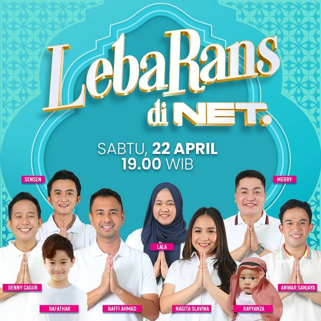 Poster LebaRans di NET. Foto: Istimewa