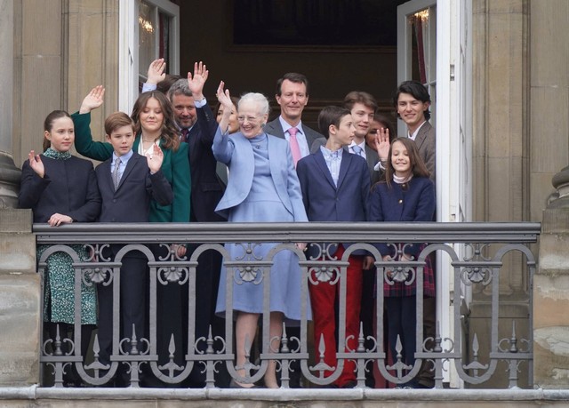 Ratu Margrethe II dari Kerajaan Denmark di Hari Ulang Tahunnya yang ke-83. Foto: Tom Little/REUTERS