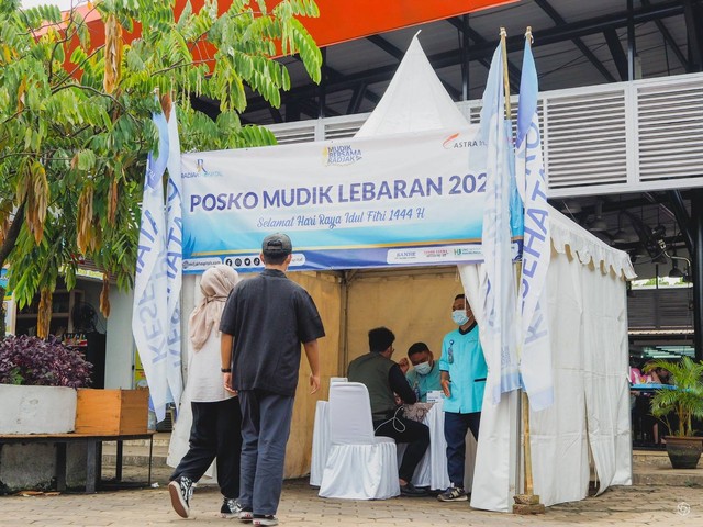 Posko #MudikBersamaRadjak dari Radjak Hospital. Foto: Dok. Radjak Hospital