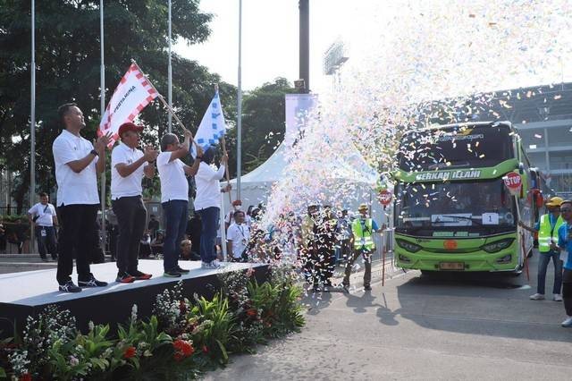 Mudik bareng. Foto : Dok. Pertamina