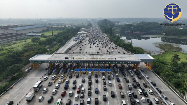 Gerbang Tol Cikampek Utama. Foto: Dok. Jasamarga