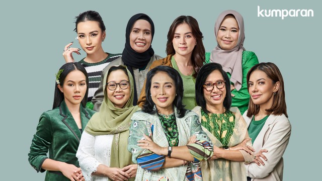 Menteri PPPA Bintang Puspayoga, Yura Yunita, Alissa Wahid, hingga Najwa Shihab untuk Role Model kumparanWOMAN. Foto: Panji Indra, Fashion Stylist: Anantama Putra.