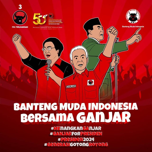 Benteng muda Indonesia bersama Ganjar. Foto: Dok. Istimewa