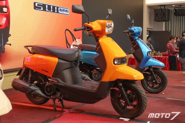 Motor skutik Suzuki Sui 125 debut di Taiwan. Foto: Moto 7