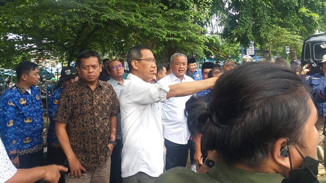 Pj Gubernur DKI Heru Budi Tinjau Persiapan KTT ASEAN bulan September di Jakarta. Foto: Paulina Herasmaranindar/kumparan