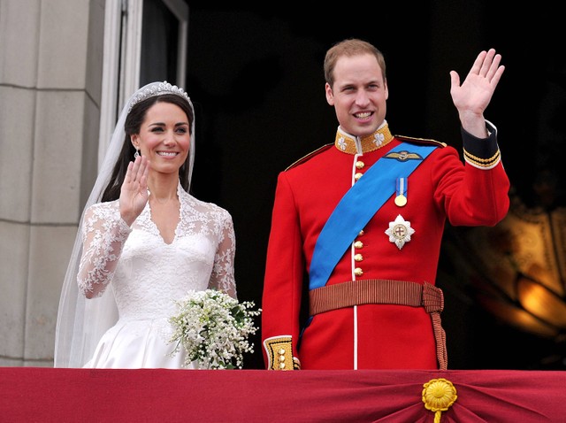 Kilas balik pernikahan Pangeran William dan Kate Middleton 12 tahun lalu di Gereja Westminster Abbey, London, 29 April 2011. Foto: John Stillwell/AFP