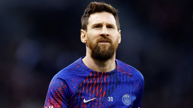Lionel Messi, pemain Paris Saint-Germain (PSG). Foto: REUTERS/Stephane Mahe