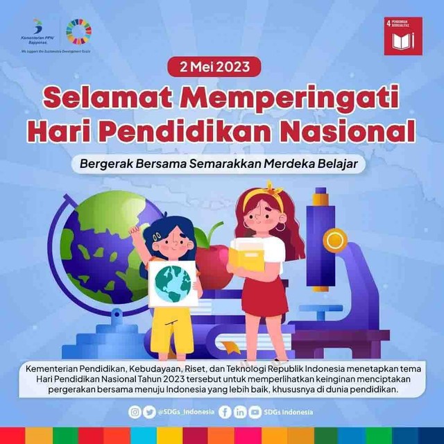 Hari Pendidikan Nasional dan SDG 4 di Indonesia