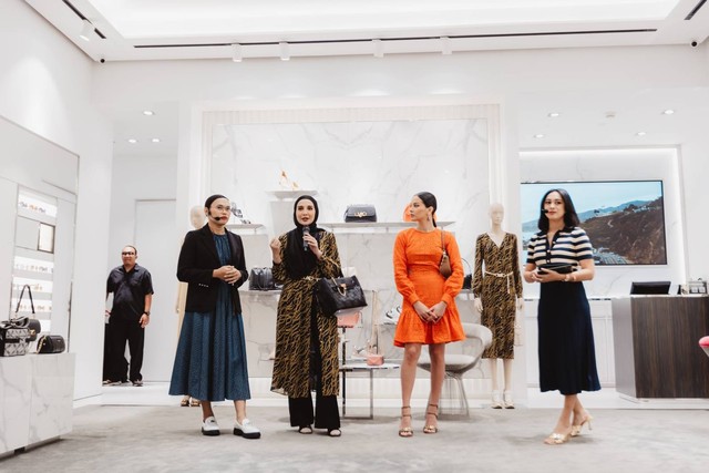 Zaskia Sungkar di acara Michael Kors Jet Set Raya 2023. Foto: dok. Michael Kors