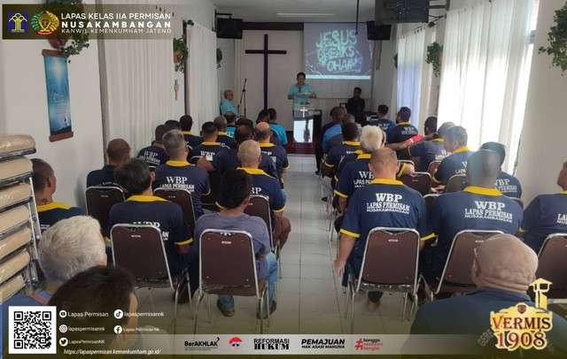 Menggapai Asa Pembinaan Kepribadian WBP Nasrani, Lapas Permisan Gandeng Yayasan