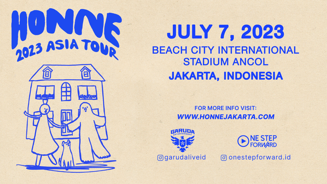 HONNE akan konser di Jakarta. Foto: Istimewa