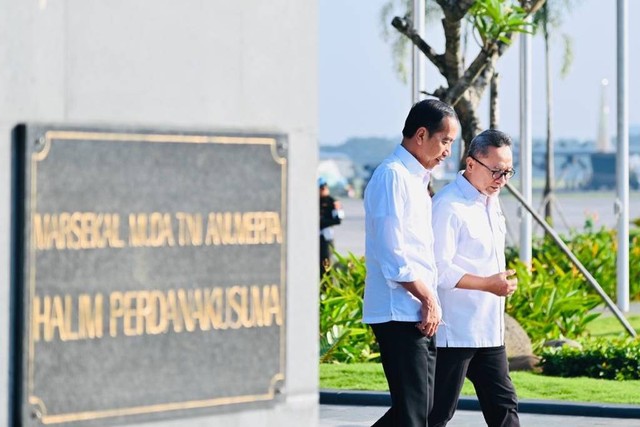 Presiden Joko Widodo bersiap kunjungan kerja ke Provinsi Lampung, Jumat (5/5/2023). Foto: Laily Rachev/Biro Pers Sekretariat Presiden