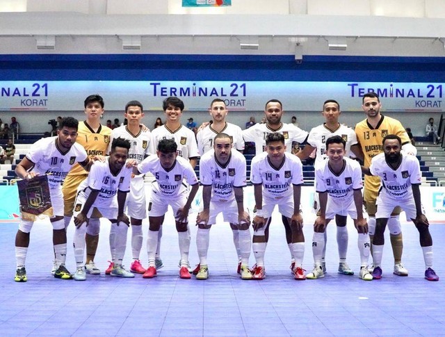 Black Steel Papua di Piala AFF Futsal 2023. Foto: Instagram/@blacksteelfcmanokwari