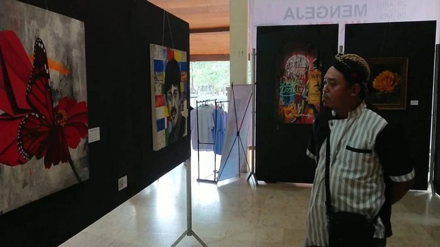 Puluhan Perupa di Tulungagung Meriahkan Pameran Lukisan Mengeja Waktu