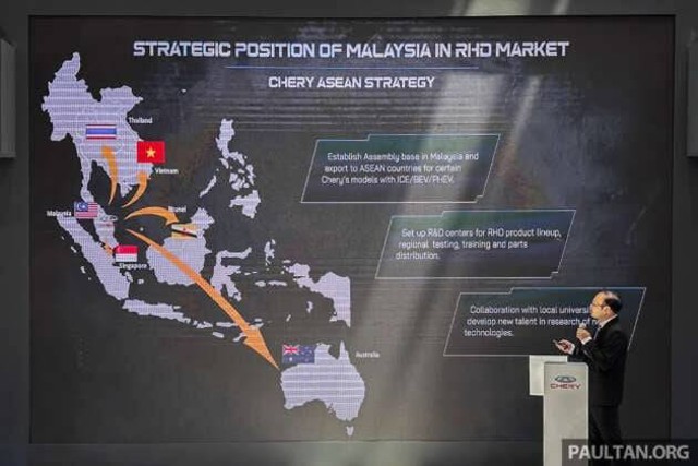 Strategi Chery di ASEAN dan Malaysia. Foto: dok. Paultan