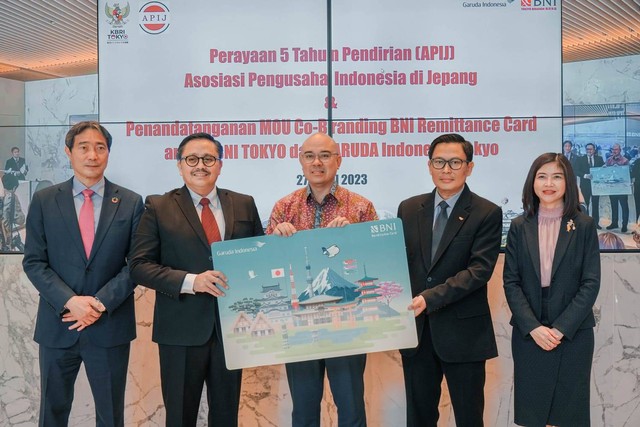 Layani Kebutuhan Remitansi WNI, BNI Tokyo Kerja Sama dengan Garuda Indonesia