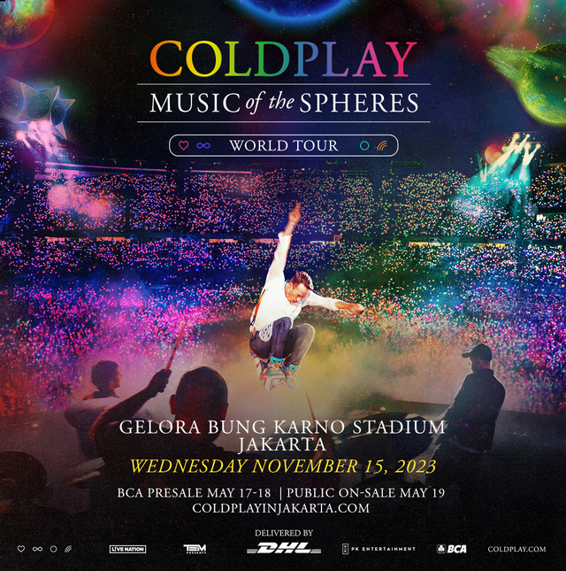 Coldplay konser di Jakarta. Foto: Image Dynamics