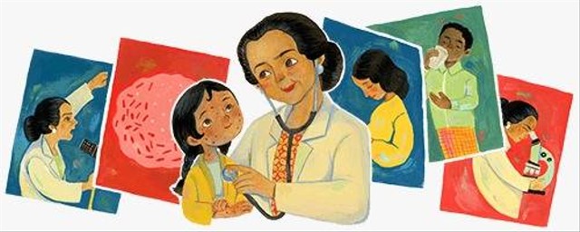 Dr. Sulianti Saroso hiasi Google Doodle hari ini. Foto: Google