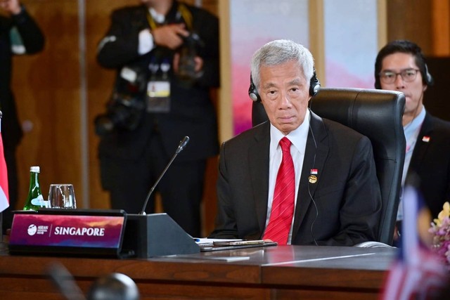 Perdana Menteri Singapura Lee Hsien Loong menghadiri Konferensi Tingkat Tinggi (KTT) Ke-42 ASEAN , di Labuan Bajo, Manggarai Barat, NTT, Rabu (10/5/2023). Foto: Biro Pers Sekretariat Presiden