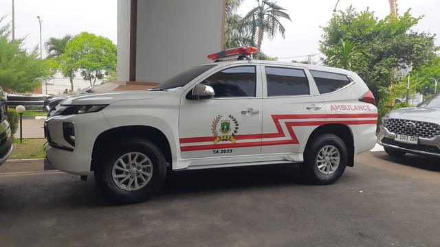 Ambulans Mitsubishi Pajero Sport milik DPRD Banten.  Foto: Dok. Istimewa