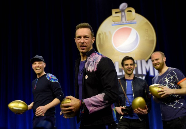 Grup Musik Coldplay. Foto: Timothy A. CLARY / AFP