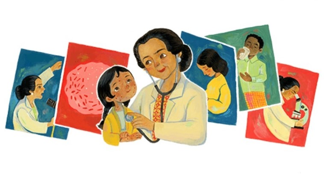 Google Doodle Prof. Dr. Sulianti Saroso. Foto: Google