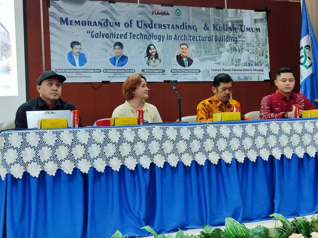 Kuliah Umum FST UIN Alauddin Makassar dengan PT Fumira.