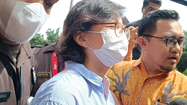 Grace Dewi Riady alias Grace Tahir usai diperiksa sebagai saksi kasus Rafael Alun Trisambodo di Gedung Merah Putih KPK, Kamis (11/5/2023). Foto: Hedi/kumparan