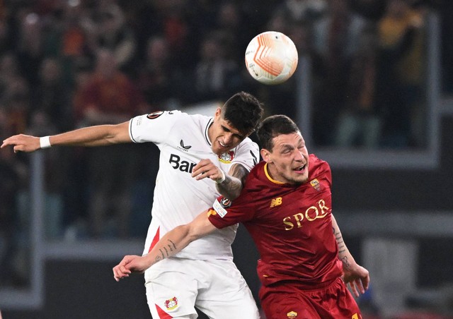 Duel AS Roma vs Bayer Leverkusen Foto: Alberto Lingria/REUTERS