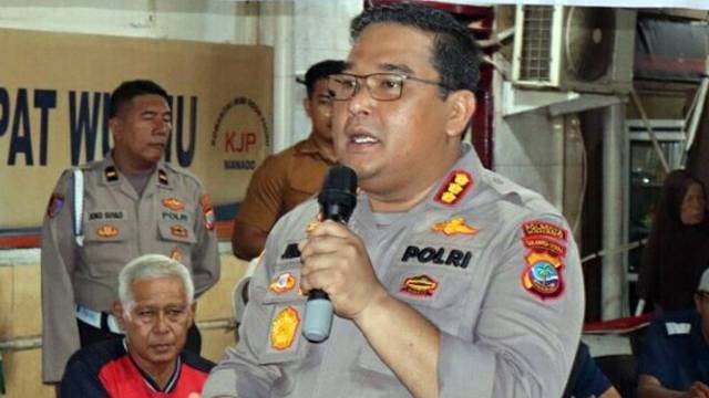 Kapolresta Manado, Kombes Pol Julianto P Sirait