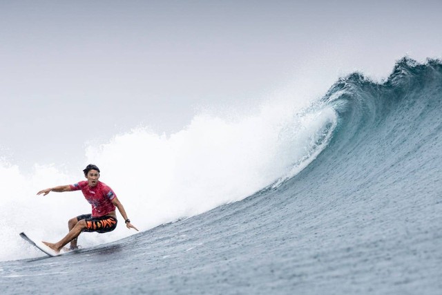 Kejuaraan Surfing Internasional Word Surf League (WSL) Krui Pro QS 5000 2023 di Pesisir Barat kembali digelar. | Foto: Dinas Pariwisata Pemkab Pesisir Barat