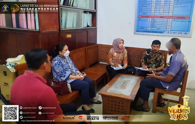 Sinergitas antar APH, Lapas Permisan Kedatangan Hakim Wasmat PN Cilacap