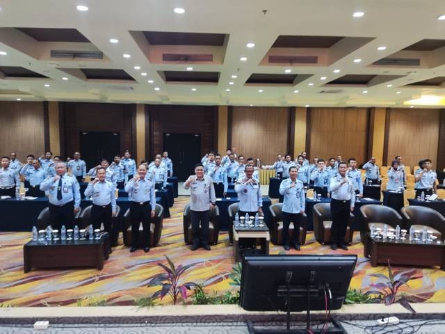 Sebanyak 40 orang peserta pegawai dari Lapas, Rutan, dan LPKA se-Kalsel mengikuti kegiatan Konstek Pembentukan dan Tusi Unit Intelijen Pemasyarakatan Tahun 2023