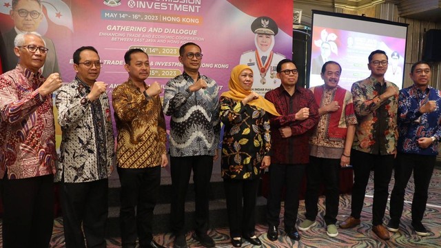 Bank Jatim perkenalkan JConnect Remittance di Hong Kong. Foto: Bank Jatim