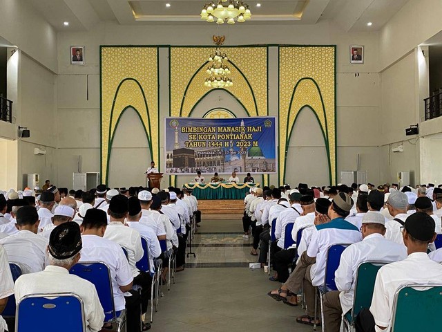 Didominasi Lansia, 638 CJH Asal Pontianak Ikuti Bimbingan Manasik Haji (1)