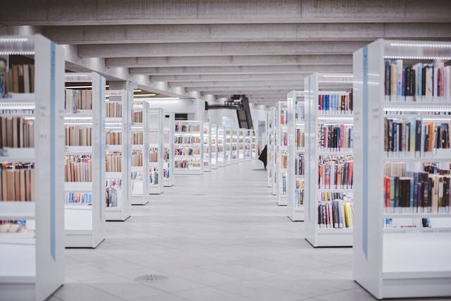 Ilustrasi ucapan hari ulang tahun Perpustakaan Nasional RI 2023, Foto oleh Ryunosuke Kikuno di Unsplash