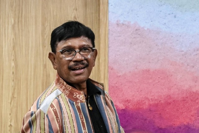 Menkominfo Johnny G Plate. Foto: Aprillio Akbar/ANTARA FOTO