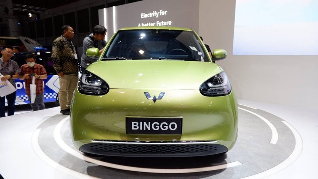 Mobil listrik Wuling Binggo diperkenalkan di Indonesia, Rabu (17/5/2023). Foto: Aditya Pratama Niagara/kumparan