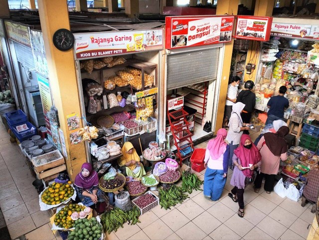 Suasana Pasar Beringharjo Jogja. Foto: Maria Wulan/Tugu Jogja