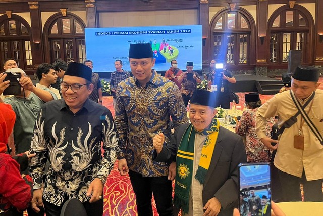 Ketum Demokrat Agus Harimurti Yudhoyono (AHY) di Hotel Bidakara, Jakarta Selatan, Kamis (18/5/2023). Foto: Haya Syahira/kumparan