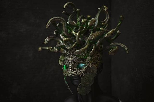 Ilustrasi sejarah Medusa dalam mitologi Yunani. Sumber foto: emsalgado/Pixabay