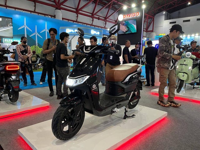 Motor listrik Davigo Dragon S di PEVS 2023 Foto: Sena Pratama/kumparan