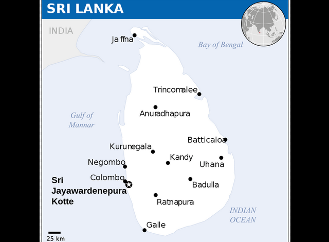 Ilustrasi julukan negara Sri Lanka. Foto: wikipedia.org