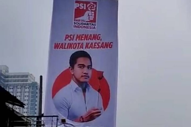 Billboard Kaesang Cawalkot di Depok. Foto: PSI
