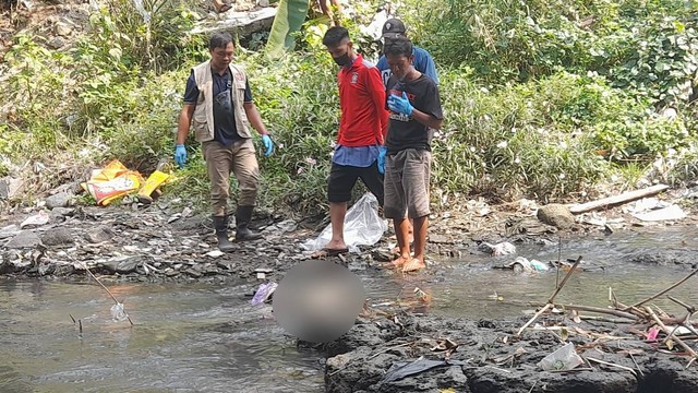 Tiga potongan tubuh manusia ditemukan di Sungai Bengawan Solo. Foto: Dok. Istimewa