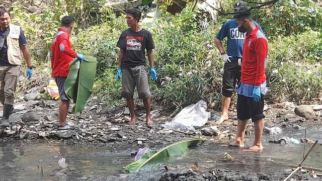 Tiga potongan tubuh manusia ditemukan di Sungai Bengawan Solo. Foto: Dok. Istimewa