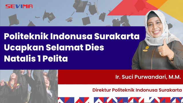 Politeknik Indonusa Surakarta Ucapkan Selamat Dies Natalis 1 Pelita