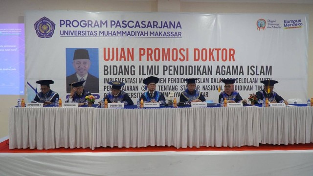 Tokoh Legendaris Kebangkitan IMM Sulsel Tahun 1970-an Raih Doktor di Unismuh 