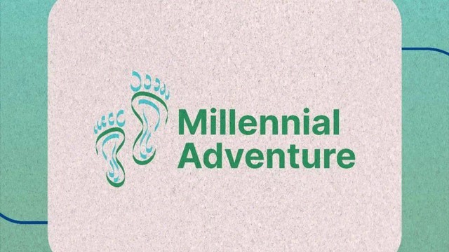 Logo Millennial Adventure. Foto: Aset Logo Program Millennial Adventure